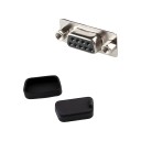 RS232 DB-9 D-Sub Female Port Silicone Rubber Protective Jack Cover