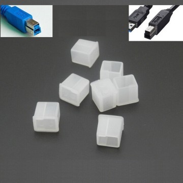 USB 3.0 Type-B Male Plug Connector Silicone Rubber Dust Cover