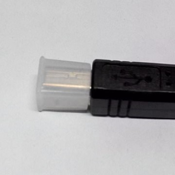 USB 2.0 Type-B Male Plug Connector Silicone Rubber Dust Cover