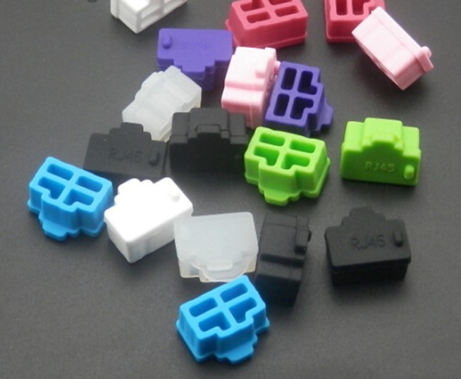 RJ45 Port Silicone Rubber Dust Cover
