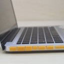 Anti Dust Smart Port Cover Set for Macbook Air / Retina / Pro (Yellow)