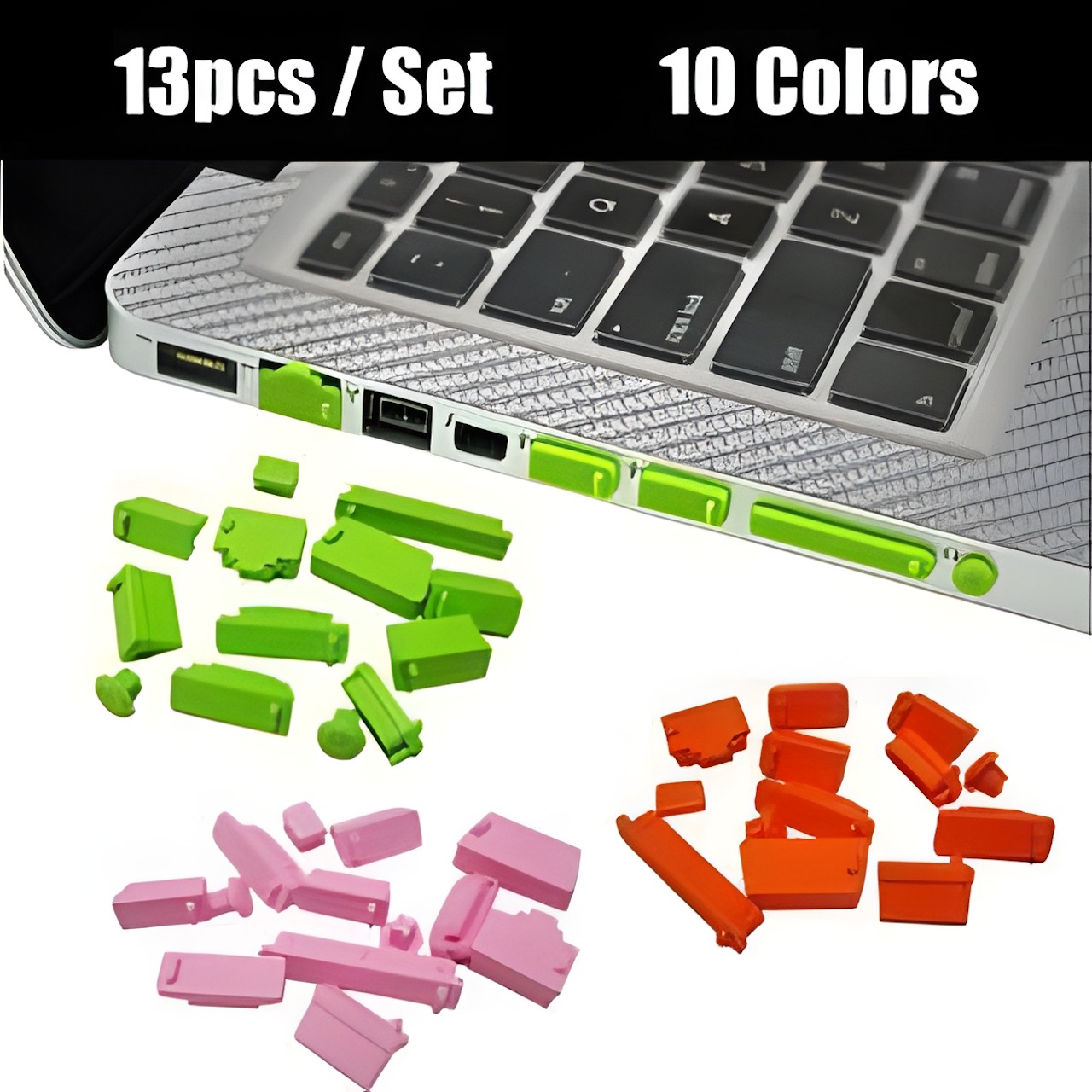 USB Cover of Silicone Anti Dust Port Protective Cover Set - MODCOVER