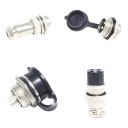 GX12 GX16 GX20 Port Silicone Rubber Dust Cover with Buckle