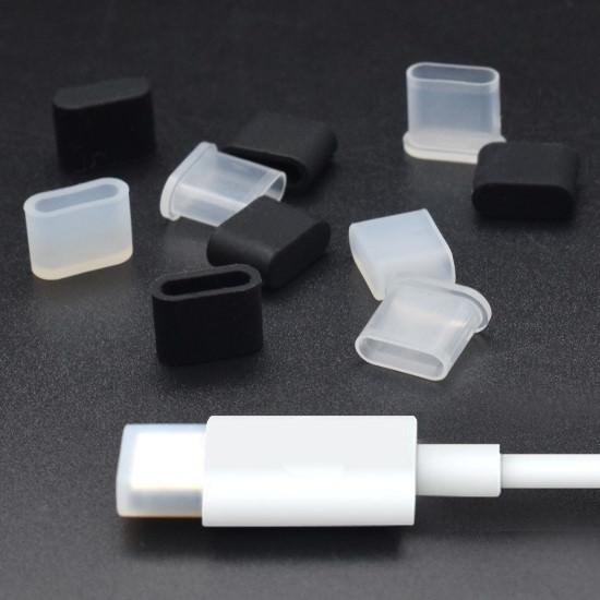 USB Type-C Cable Male Plug Connector Silicone Rubber Dust Cover